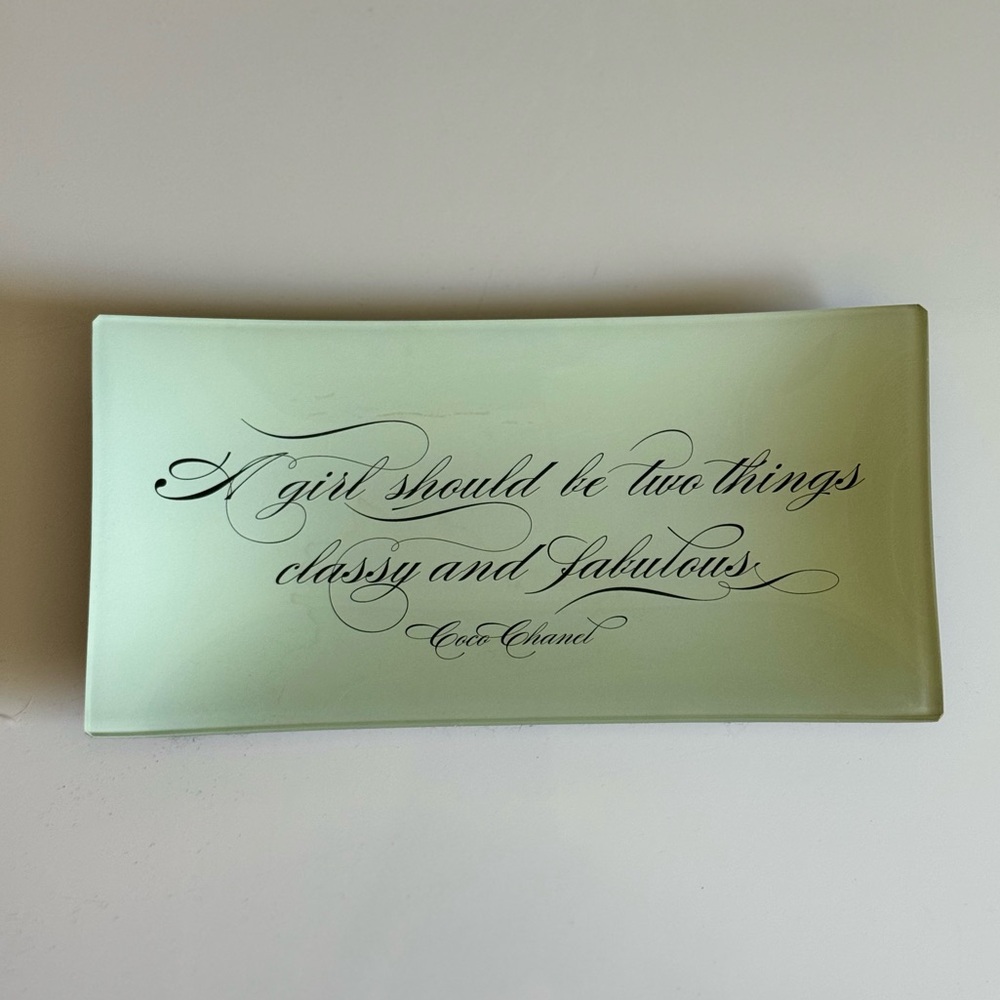 Coco Chanel Trinket Dish